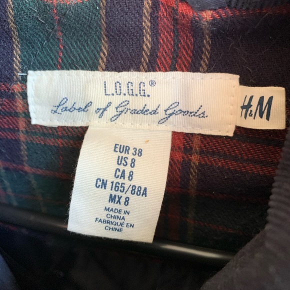 H&M women’s navy blue jacket size 8 - Picture 8 of 8